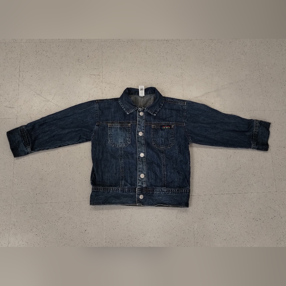 Disney Store Mickey Mouse Clubhouse denim Jean jacket 4T Donald duck Goofy - Picture 4 of 16